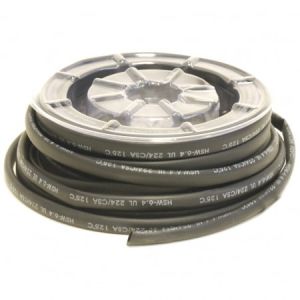 Bihr Bobine de gaine thermoretractable noir &Oslash;12,7mm 8m