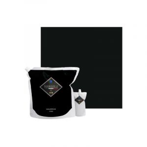 Barbouille - Peinture/r&eacute;sine &eacute;poxy bi-composant mat Pour carrelages, faiences, stratifi&eacute;s, pvc - 3kg - Noir Maleficio - Noir