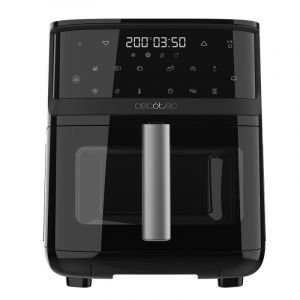 Cecotec Friteuse à air sans huile de 7 L Air Fryer Cecofry Mist 7000. 1700 W, 4 en 1 : Friteuse, Cuiseur Vapeur, Fermenteur et Déshydrateur, Capacité d'Eau 1,4 L, 8 Modes, 40-200°C