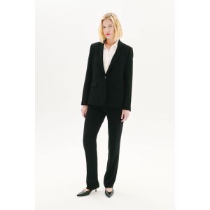 CAROLL Pantalon Droit chic et intemporel noir 34