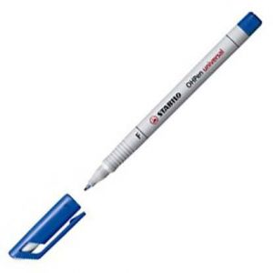 Image de Stabilo 852/41 - Stylo feutre OHPen universal pour surface lisse, bleu, 0,7 mm