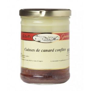 Les treilles gourmandes Cuisses de canard confites - 2 pi&egrave;ces, Bocal 740 gr