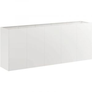 VidaXL Jardini&egrave;re 200x40x80 cm acier inoxydable