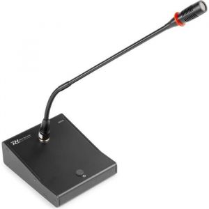 Image de Power Dynamics TM370 – Microphone de Table – Noir, Micro conférence XLR, Volume réglable, Corps métallique Robuste, Bouton on/Off sur l'avant, Idéal pour conférences et réunions