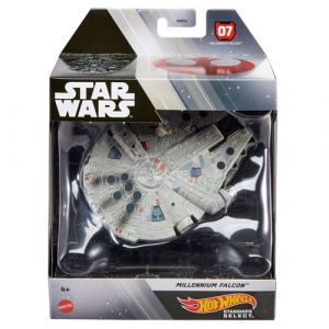 Mattel Star Wars Starships - Véhicule Vaisseau Spatiale en métal 1/50 - Millennium Falcon