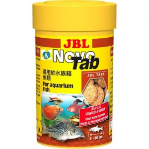 Image de JBL 160 tablettes alimentaire Novotab - Pour poisson d'aquarium - 100ml