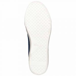 Image de Lacoste Chaussures en toile à lacets Bleu marine - Taille 40,5