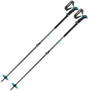 Leki Guide Lite 2 Ski Touring Poles, gris/bleu 110-145cm B&acirc;tons de ski & ski randonn&eacute;e