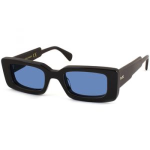Xlab Femme TIMOR Lunettes de soleil Acétate Noir Bleu clair Carré Polarisé