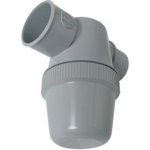 Nicoll Siphon de lavabo &agrave; coller entr&eacute;e horizontale - &Oslash; 40 mm