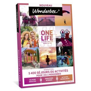 Wonderbox Coffret Cadeau One Life Sensation