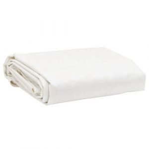 VidaXL Bâche blanc 1,5x2 m 600 g/m²