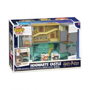 Funko Bitty Pop! Bitty Boxes: Harry Potter - Hogwarts Playset avec 2-0,9 Pouce (2,2 Cm) minuscules Mini Figurines - Vitrine D'exposition de Collection avec Scène Intérieure et Rangement