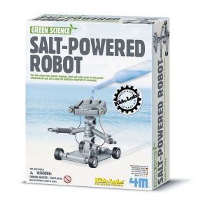 4M - Kidz Labs Kit de fabrication Green Science : Robot propulsé par le sel