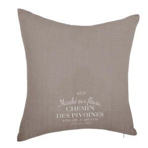 Image de Coussin (40 cm) Garden Taupe