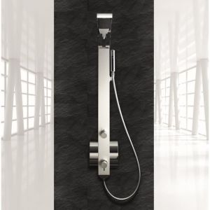 Drop - Colonne de Douche Mitigeur Thermostatique IDEA2 Aluminium Anodis&eacute;