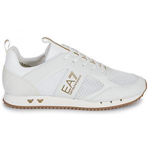 Chaussures EA7 Emporio Armani Black & White Laces blanc doré - 40(2/3)