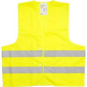 Gilet de s&eacute;curit&eacute; DIN EN471 - Jaune orange - L XL XXL XXXL - Panne accident automatique (XXL jaune, 1 gilet)