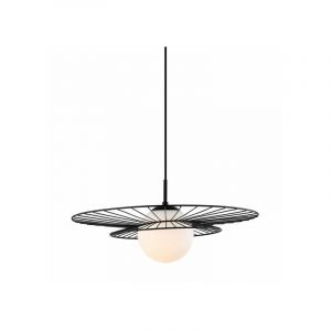 Italux Suspension moderne Alison Noir