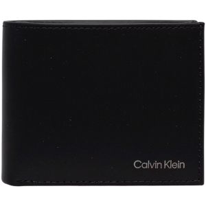 Calvin Klein Portefeuille Homme Smooth Trifold en Cuir, Noir (Bla, Taille Unique