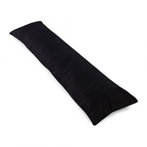 Coussin pour dormeur latéral avec housse Velours 40 x 145 cm - Coussin de confort Noirceur