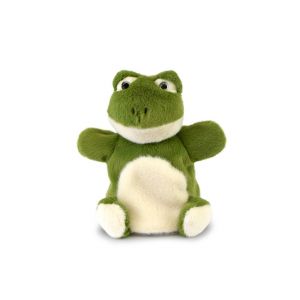 Histoire d'ours Marionnette Doudou Peluche Grenouille 24 cm – Collection Podcoll – Doudou Tactile à Animer pour Bébé – Peluche Interactive Douce – Idée Cadeau Originale – HO3373