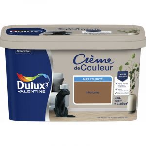 Image de Dulux Valentine Peinture Cr&egrave;me De Couleur Mat Havane 2,5 L - Havane