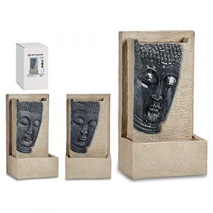 Fontaine Buda Marron Gris R&eacute;sine (16 x 48 x 26,5 cm)