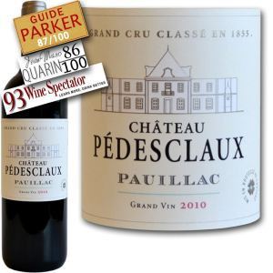 Château Pedesclaux 2010 - Vin rouge de Bordeaux (AOC Pauillac)