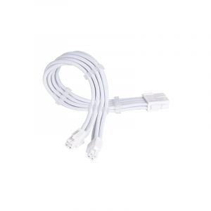 Silverstone Technology SST-PP07E-EPS8W-V2 - c&acirc;bles d'extension psu super flexibles, 1 x EPS12V 8PIN (4+4), blanc