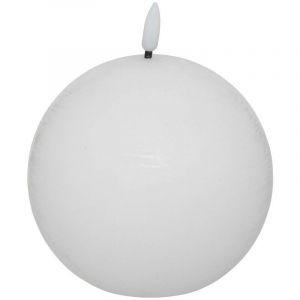 Atmosphera Créateur d'intérieur - Bougie Boule à LED Molia 10cm Blanc