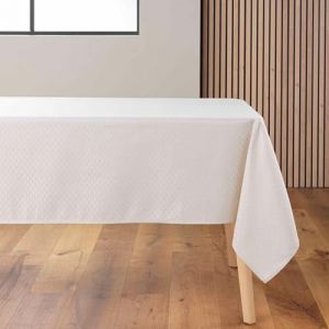 Douceur d'intérieur, Nappe Rectangle (140 x 240 cm) Artea Naturel, Jacquard