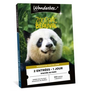 Connect Wonderbox - Coffret cadeau - ZooParc de Beauval - 1 jour en duo - Parmi tous les jours douverture au parc