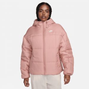 Nike Veste à capuche ample Therma-FIT Sportswear Classic Puffer pour femme - Rose - Taille M (FR 42-44) - Female