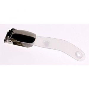 EUROPEL Bande de Fixation avec Bretelle pour Porte-badge, Clip de Sécurité, 53 x 13 mm, Pack de 24 Pièces, 121294
