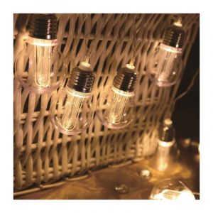 Image de L IJARDIN Guirlande solaire Dixy avec 10 ampoules a filament LED L I JARDIN