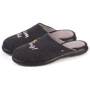 Isotoner Chaussons Mules Homme i am The King
