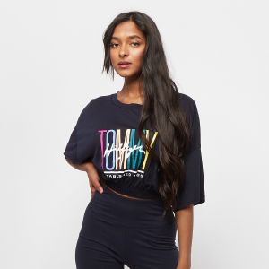 Tommy Hilfiger Crop top, taille M, femme, bleu