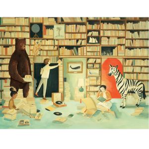 Image de Puzzle 1000 pi&egrave;ces : La Biblioth&egrave;que