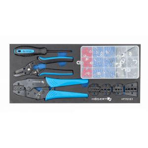 Pince &agrave; sertir Hogert HT7G161; 158 unit&eacute;s