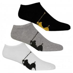 Ralph Lauren Lot de 3 chaussettes basse multicolor