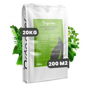 Engrais - Organifer - Diatomée Terre - 100% Pure Poudre - Ultra Fine - Sac De 50 Litres 20 Kg