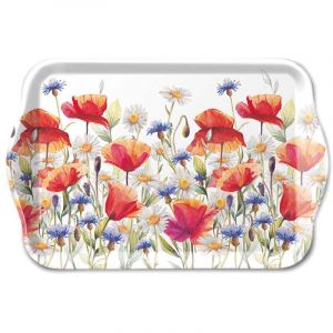 Ambiente Mini plateau coquelicots et bleuets