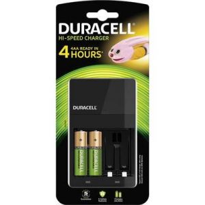 Duracell Chargeur 4h + 2 piles AA