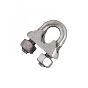 Serre câble étrier standard 10mm en acier zingué CHAPUIS 300/10Z