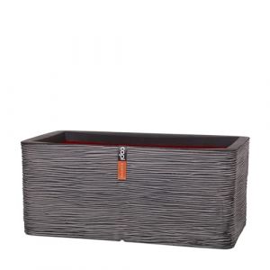 Capi Europe - Jardinière rectangle Rib NL - 73x39x32 - Anthracite