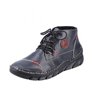 Rieker Femme 55002 Bottine, Bleu, 40 EU