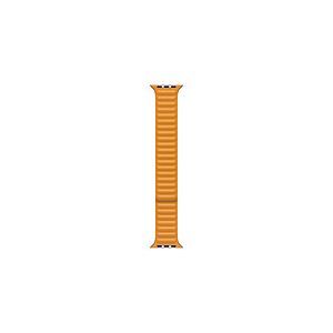 Apple Bracelet Leather Link 44 mm California Poppy - Small