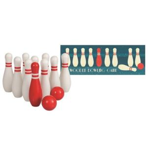 Egmont Toys Jeu de bowling en bois