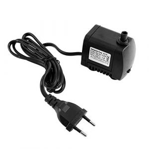 Image de Yosoo Aquarium Pompe submersible Pompe Fontaine Pompe de bassin aquarium pompe Pompe &agrave; eau Pompe pour aquarium Fiche europ&eacute;enne de soutien